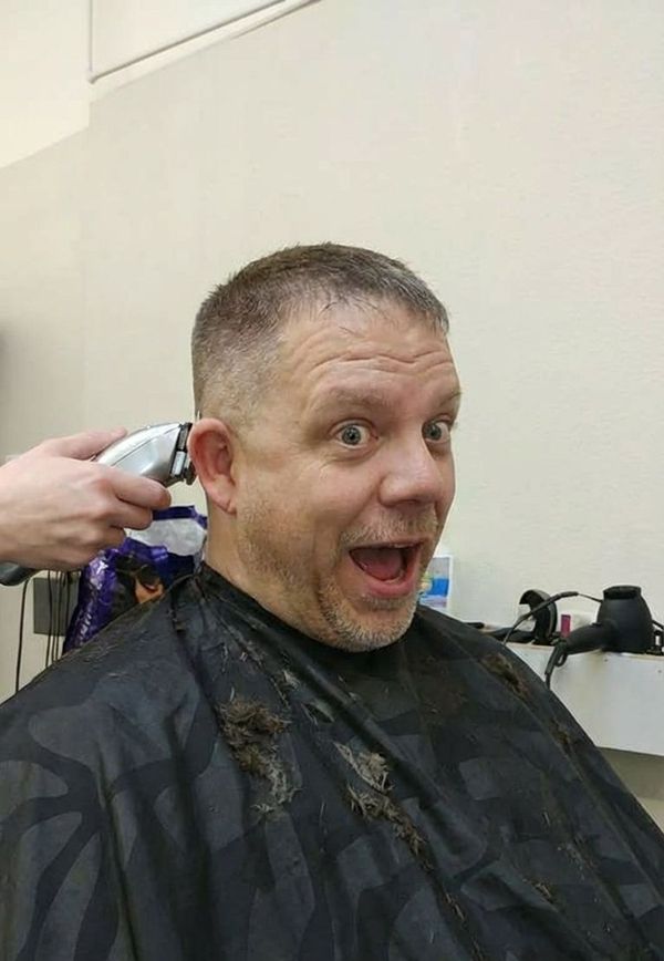 Classic men's cut finished at Dynamic Stylz Salon